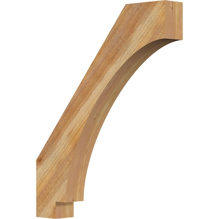 Ekena Millwork 4"W x 26"D x 32"H Imperial Rough Sawn Knee Brace, Western Red Cedar BRC04X26X32IMP00RWR
